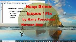 Hasp Driver Issues trouble shooting & typical fix