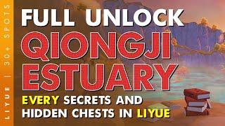 UNLOCK Qiongji Estuary 30+ Secrets and Hidden Chests Hunt! Liyue EP.4 - Genshin Impact