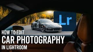 Car Photography: How To Edit Cars In Lightroom | Full Edit Breakdown