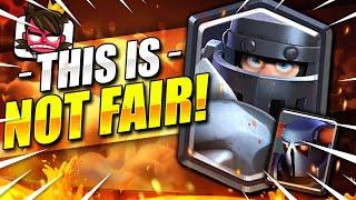 THIS DECK NEEDS TO BE DELETED!! MEGA KNIGHT + PEKKA IS INSANE in Clash Royale! 