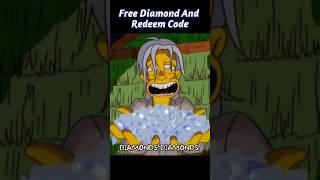 Redeem Code Diamond  Giveaway ️ Free Diamond Diamond Glitch #freediamond #giveaway