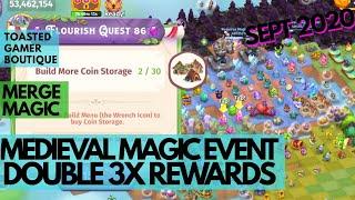 Last 30 Minutes • Merge Magic Medieval Magic Event •  Build Coin Storage 