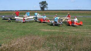 Doppeldecker Herzberg 7 auf einen Streich, 4xKiebitz,2xTigerMoth, 1xSopwith