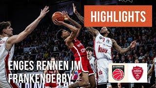 Highlights: Bamberg Baskets - FITOne Würzburg Baskets (Saison 2024/25) | easyCredit BBL