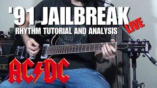 "Jailbreak" Live 1991 Jam Section | Rhythm Guitar Tutorial | AC/DC | Analysis
