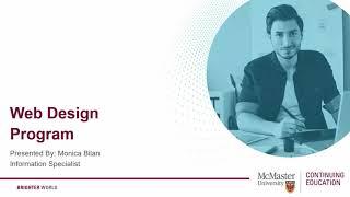 Web Design Program Preview - Presented by McMaster Continuing Education