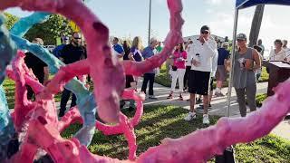 REcycled Reef Art Sculpture Unveiling