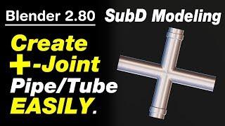 Blender 2 80 - Modeling A T-Joint Pipe.