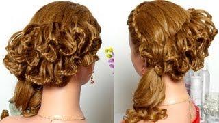 Braided hairstyle for long hair.