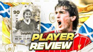 90 THUNDERSTRUCK ICON DALGLISH SBC PLAYER REVIEW! EAFC 24 ULTIMATE TEAM