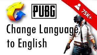 Tencent Gaming Buddy - Change the language to English - PUBG Mobile