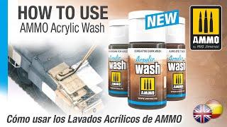 HOW TO USE AMMO ACRYLIC WASH / CÓMO USAR LOS LAVADOS ACRÍLICOS DE AMMO