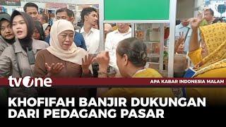 Luluk Berdiskusi dengan Gen Z, Khofifah Blusukan ke Pasar Legi | AKIM tvOne