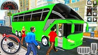 Coach Bus Driving Simulator 3D - Mobile Transporter City Passenger - Android GamePlay