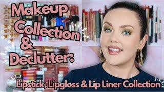 My Entire Lip Collection 2024! I Swatched All The Lipsticks & Lip Liners!