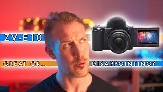 Sony ZV-E10: NEW Best Vlog & Youtube Camera? Reaction + Features (vs ZV-1 and A6400)