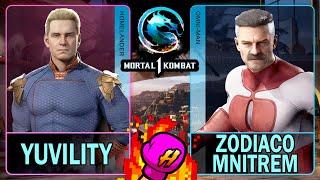 MK1 Yuvility (HOMELANDER) VS Zodiacomnitrem (OMNI-MAN)Mortal Kombat 14K 60ᶠᵖˢ