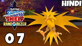 Defeating Legendary pokemon Zapdos!! Pokemon Sword And Shield Randomizer Episode 07