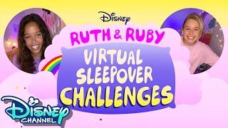 Ruth & Ruby's Sleepover Challenges   | Compilation | Disney Channel