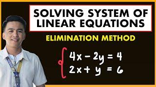Solving System of Linear Equations by Elimination Method | How to Solve System of Equations