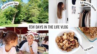 VLOG | Last Days of Summer, Fall Wardrobe Refresh & Cozy Baking | Annie Jaffrey