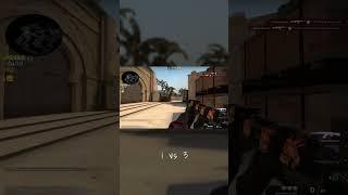 1 vs 3 on Mirage #csgo #shorts #10lvlfaceit #fyp