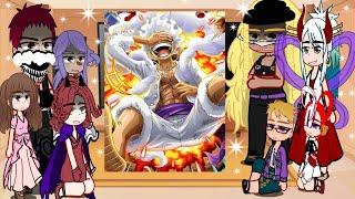 One Piece Yonko Children react to Luffy (1/2) // Gacha Reaction// Chenzy React