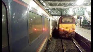 Shunting the Southbound Sleeper at Edinburgh Waverley (The Highlander service)