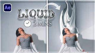 Liquid Animation Effect In 2 mins - After Effects tutorial