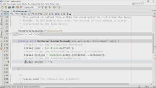 How to get the String Value of Palette Components in JAVA using Netbeans IDE