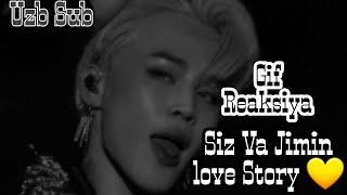 Siz Va Jimin Love Story  Gif Reaksiya [Uzb Sub]