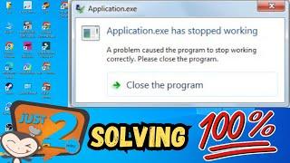 How To Fix : A Problem Caused the Program to Stop Working Correctly Windows Will Close