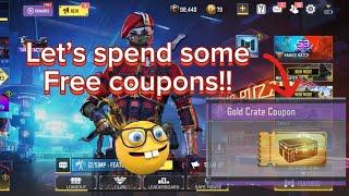 Spending free gold crate coupons