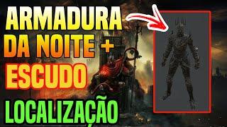 ARMADURA DA NOITE + ESCUDO LOCALIZAÇÃO ELDEN RING SHADOW OF THE ERDTREE