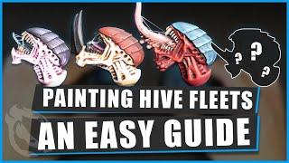 How to Paint Your New Tyranid Hive Fleets for Warhammer 40k - Leviathan, Kraken, Behemoth #tyranids