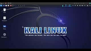 Kali Linux Menu missing. Solved!