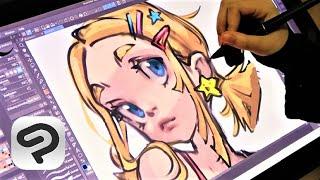  How I draw faces  with Clip Studio