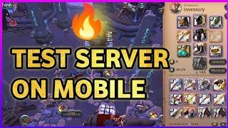 how to open test server on mobile albion online | 99% don't know 