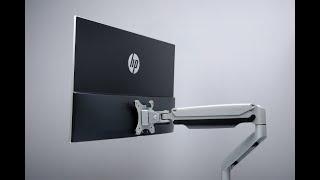 HP U27 4K Wiresless monitor VESA adapter installation guide