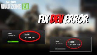 How to FIX (Dev Error 11557) And (Dev Error 11642) in Call Of Duty MW2 / Warzone 2
