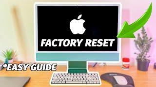 HOW TO FACTORY RESET AN APPLE IMAC IN 2024 | Easy Tutorial with Subtitles