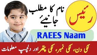 Raees Name Meaning In Urdu | Raees Naam Ka Matlab | Top Islamic Name |