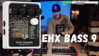 NEW GUITAR PEDAL! EHX BASS9 - FIRST IMPRESSIONS / TEST