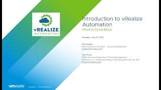 Intro to vRealize Automation