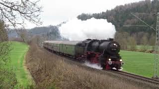 Unter Volldampf zum Konstanzer Weihnachtsmarkt Die EFZ mit ihrer 52 7596 und sechs Wagen on Tour