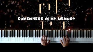 Somewhere In My Memory (from Home Alone) John Williams Piano Cover Piano Tutorial Instrumental