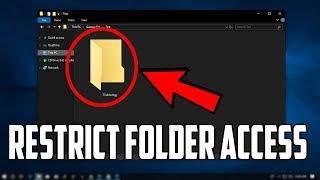 How To Block Folder Access For Users in Windows 10