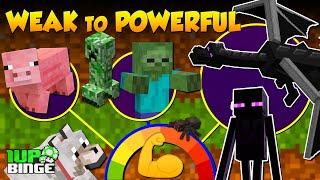 MINECRAFT Mobs: Weak to Powerful