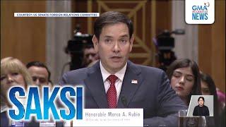 U.S. State Sec. nominee Marco Rubio sa mga ginagawa ng China: "They really need to stop..." | Saksi