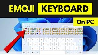 How to use the emoji menu on a Windows 11/10 PC! (secret keyboard shortcut)